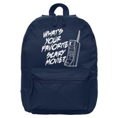 What's Your Favorite Scary Movie? Halloween Horror Movie 16 in Basic Backpack