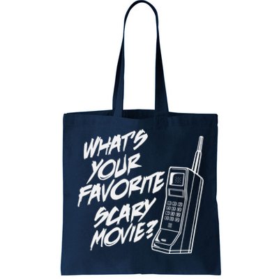 What's Your Favorite Scary Movie? Halloween Horror Movie Tote Bag