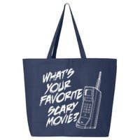 What's Your Favorite Scary Movie? Halloween Horror Movie 25L Jumbo Tote