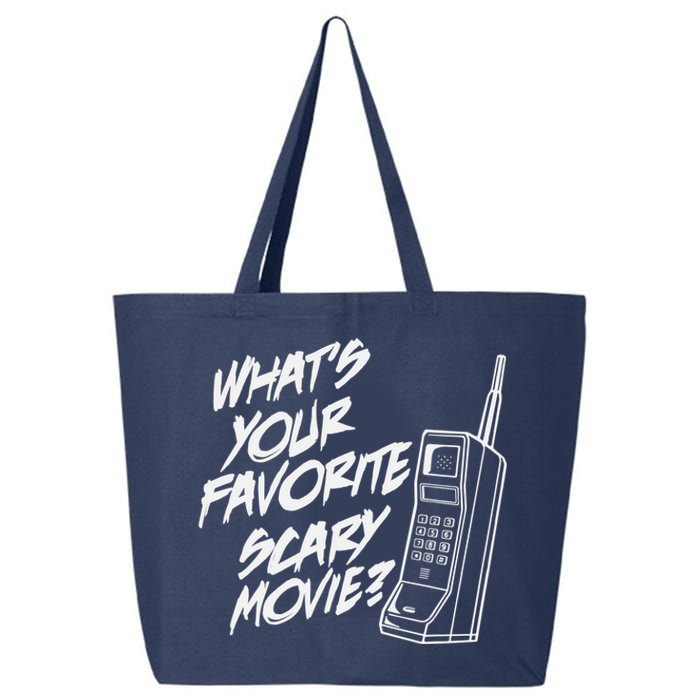 What's Your Favorite Scary Movie? Halloween Horror Movie 25L Jumbo Tote