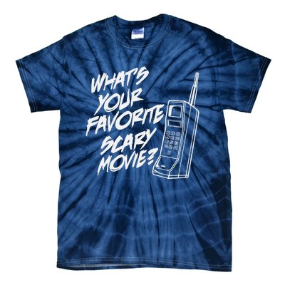 What's Your Favorite Scary Movie? Halloween Horror Movie Tie-Dye T-Shirt