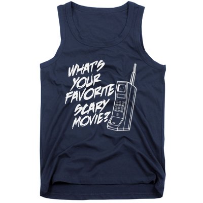 What's Your Favorite Scary Movie? Halloween Horror Movie Tank Top