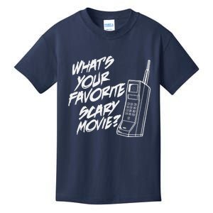 What's Your Favorite Scary Movie? Halloween Horror Movie Kids T-Shirt