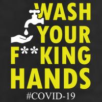 Wash Your F*ing Hands Covid19 Adult Drive Performance Visor