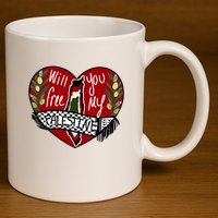 Will You Free My Palestine 11oz C Handle Ceramic Mug