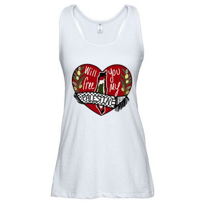 Will You Free My Palestine Ladies Essential Flowy Tank