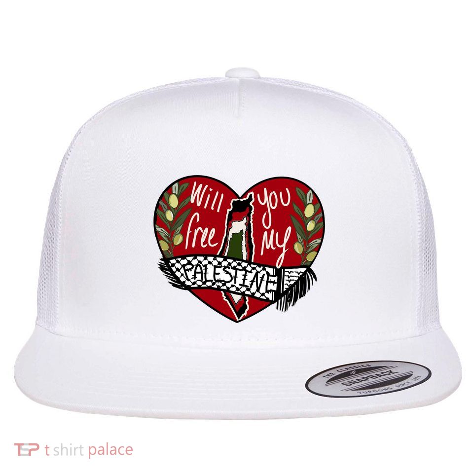 Will You Free My Palestine Flatbill Hat