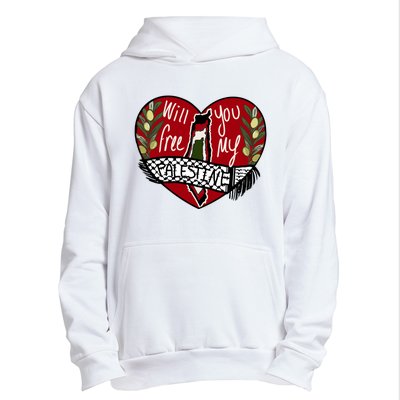 Will You Free My Palestine Urban Pullover Hoodie