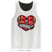 Will You Free My Palestine Mesh Reversible Basketball Jersey Tank