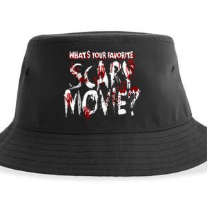 Whats Your Favorite Scary Movie Horror Film Sustainable Bucket Hat