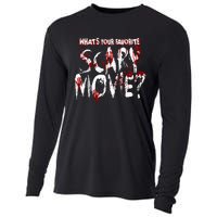 Whats Your Favorite Scary Movie Horror Film Cooling Performance Long Sleeve Crew