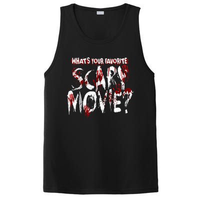 Whats Your Favorite Scary Movie Horror Film PosiCharge Competitor Tank