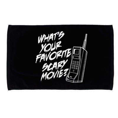 Whats Your Favorite Scary Movie Halloween Horror Movie Microfiber Hand Towel