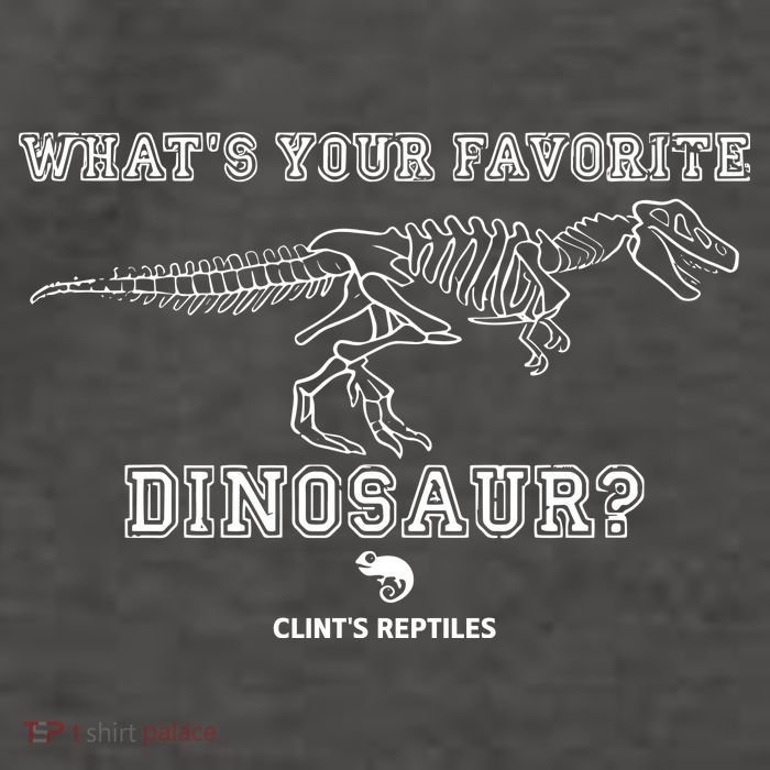 WhatS Your Favorite Dinosaur ClintS Reptiles Vector Backpack