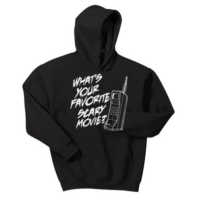 What's Your Favorite Scary Movie Halloween Horror Movie Kids Hoodie