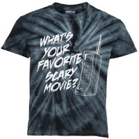 What's Your Favorite Scary Movie Halloween Horror Movie Kids Tie-Dye T-Shirt