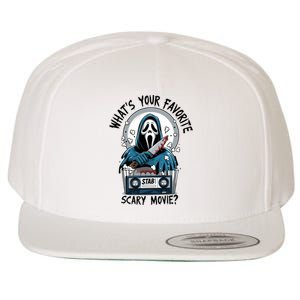 WhatS Your Favorite Scary Movie Horror Character Ghost Halloween Wool Snapback Cap