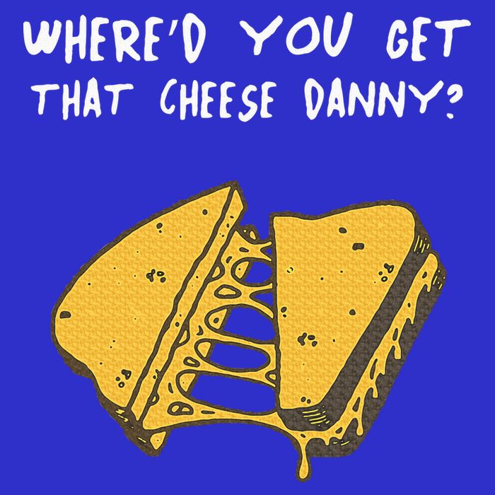 WhereD Ya Get That Cheese Danny Shane Gillis Grilled Cheese 16 in Basic Backpack