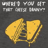 WhereD Ya Get That Cheese Danny Shane Gillis Grilled Cheese Vector Backpack
