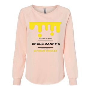 WhereD Ya Get That Cheese Danny Shane Gillis Grilled Cheese Womens California Wash Sweatshirt