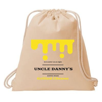 WhereD Ya Get That Cheese Danny Shane Gillis Grilled Cheese Drawstring Bag