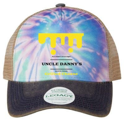WhereD Ya Get That Cheese Danny Shane Gillis Grilled Cheese Legacy Tie Dye Trucker Hat