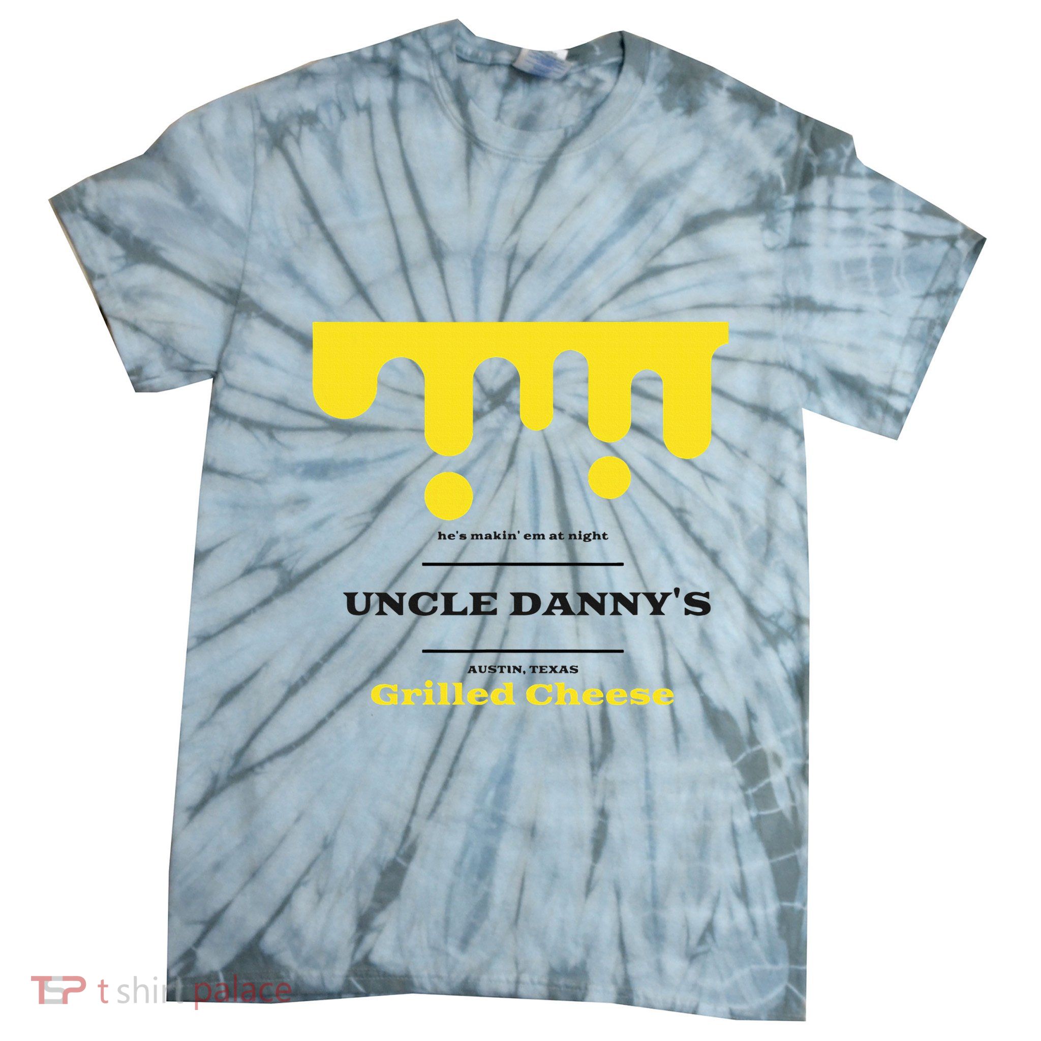 WhereD Ya Get That Cheese Danny Shane Gillis Grilled Cheese Tie-Dye T-Shirt