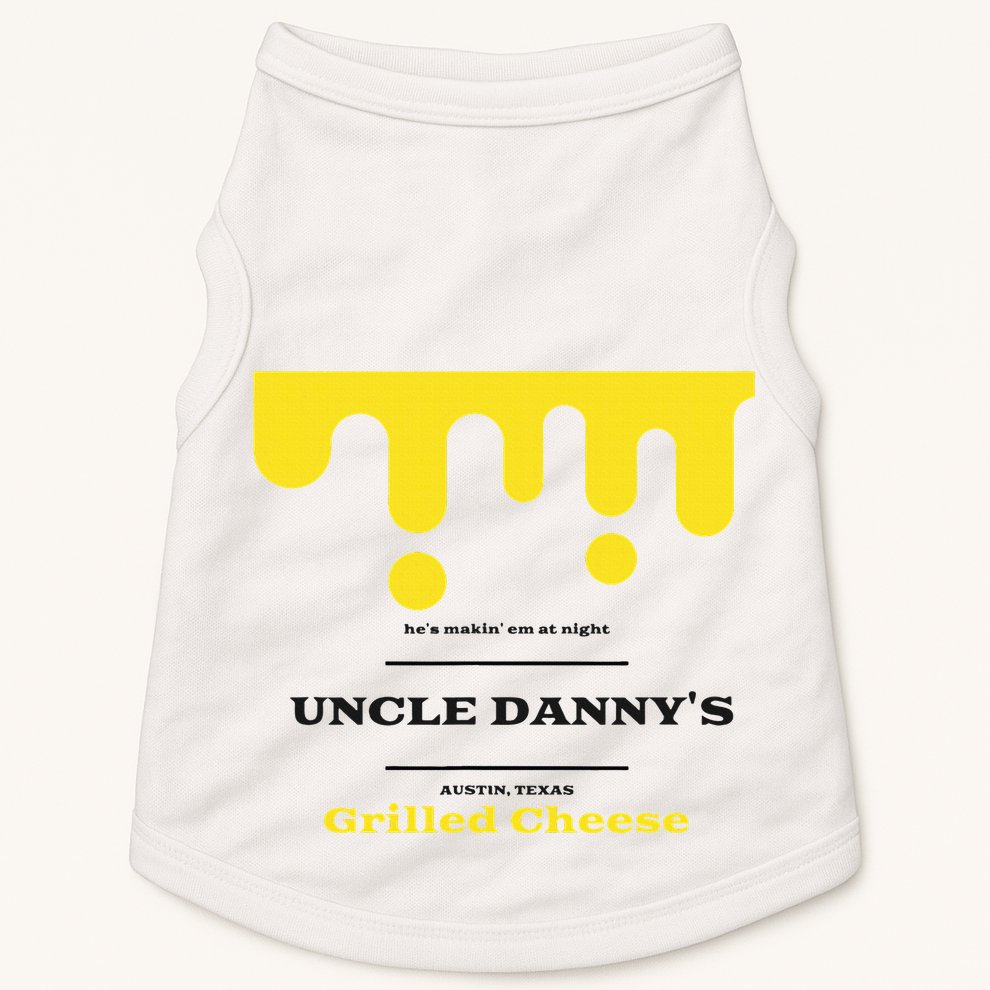 WhereD Ya Get That Cheese Danny Shane Gillis Grilled Cheese Doggie Tank