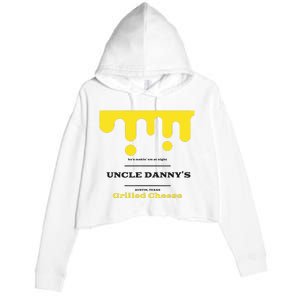 WhereD Ya Get That Cheese Danny Shane Gillis Grilled Cheese Crop Fleece Hoodie