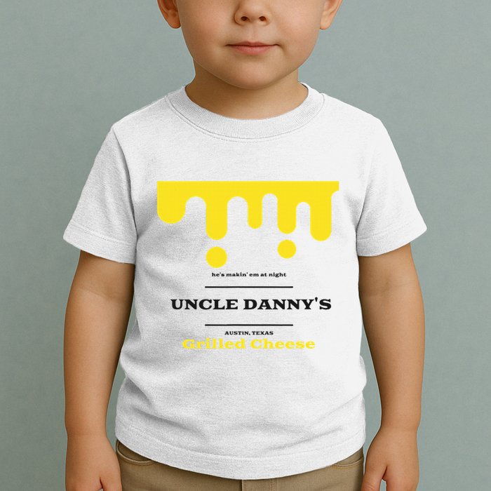 WhereD Ya Get That Cheese Danny Shane Gillis Grilled Cheese Toddler T-Shirt
