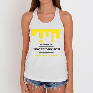 WhereD Ya Get That Cheese Danny Shane Gillis Grilled Cheese Women's Knotted Racerback Tank