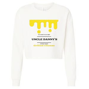 WhereD Ya Get That Cheese Danny Shane Gillis Grilled Cheese Cropped Pullover Crew