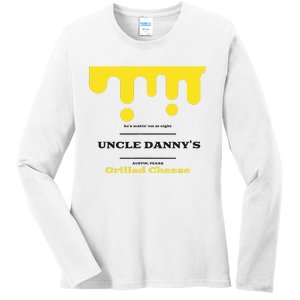 WhereD Ya Get That Cheese Danny Shane Gillis Grilled Cheese Ladies Long Sleeve Shirt