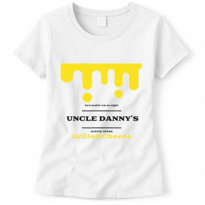 WhereD Ya Get That Cheese Danny Shane Gillis Grilled Cheese Womens T-Shirt
