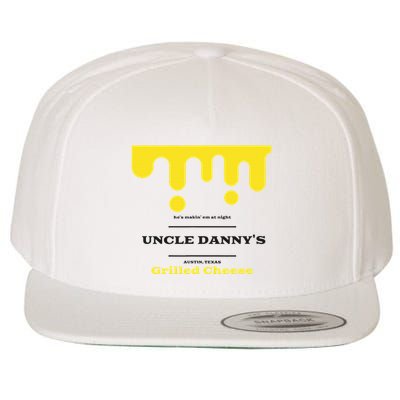WhereD Ya Get That Cheese Danny Shane Gillis Grilled Cheese Wool Snapback Cap
