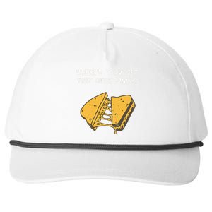 WhereD Ya Get That Cheese Danny Shane Gillis Grilled Cheese Snapback Five-Panel Rope Hat