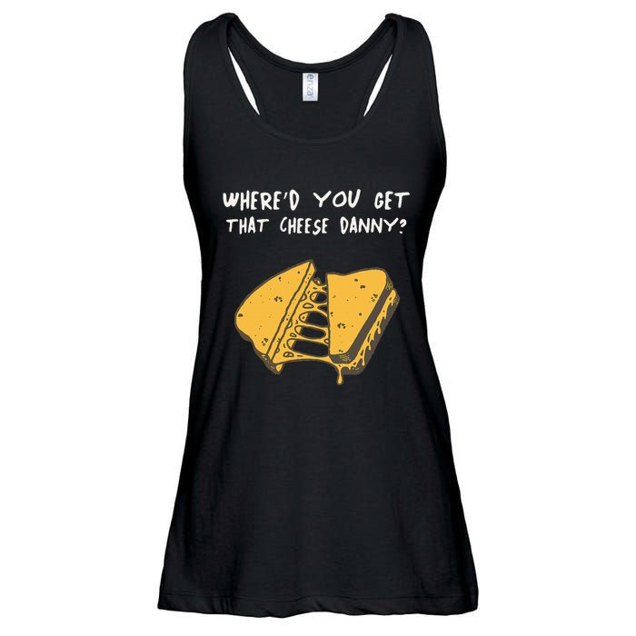 WhereD Ya Get That Cheese Danny Shane Gillis Grilled Cheese Ladies Essential Flowy Tank