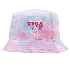 Wo Yoga Good Day Workout Positive Vibes Namaste Gift Tie-Dyed Bucket Hat