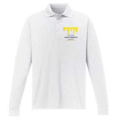 Whered Ya Get That Cheese Performance Long Sleeve Polo