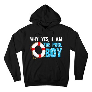 Why Yes I Am The Pool Funny Swimmer Swimming Swim Hoodie