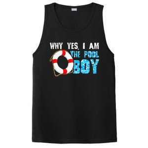 Why Yes I Am The Pool Funny Swimmer Swimming Swim PosiCharge Competitor Tank