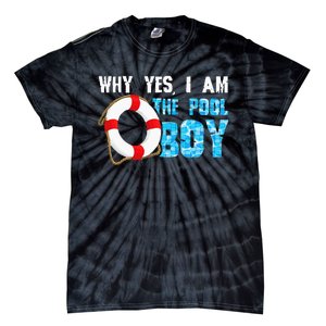 Why Yes I Am The Pool Funny Swimmer Swimming Swim Tie-Dye T-Shirt