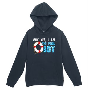 Why Yes I Am The Pool Funny Swimmer Swimming Swim Urban Pullover Hoodie