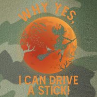 Why Yes I Can Drive A Stick Funny Halloween Witch Legacy Tie Dye Trucker Hat
