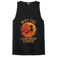 Why Yes I Can Drive A Stick Funny Halloween Witch PosiCharge Competitor Tank