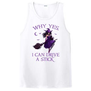 Why Yes I Can Drive A Stick Funny Halloween Witch PosiCharge Competitor Tank