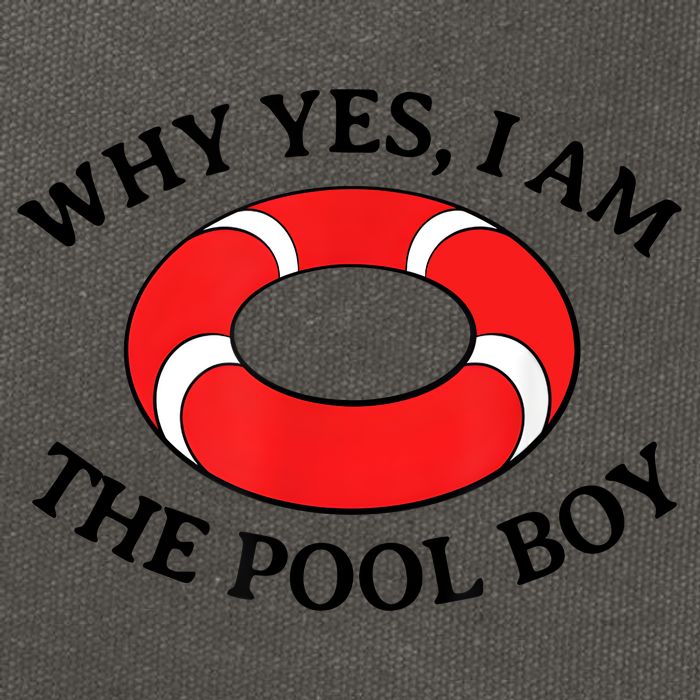 Why Yes I Am The Pool Boy Funny Swimming Accessories Gift Cotton Canvas Backpack