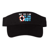 Why Yes I Am The Pool Boy Funny Swimmer Swimming Swim Gift Visor