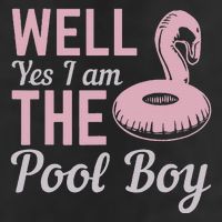 Well Yes I Am The Pool Boy Golf Towel