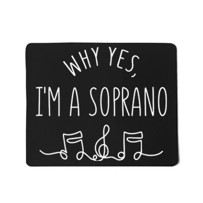 Why Yes I'm A Sopranino Musical Mousepad